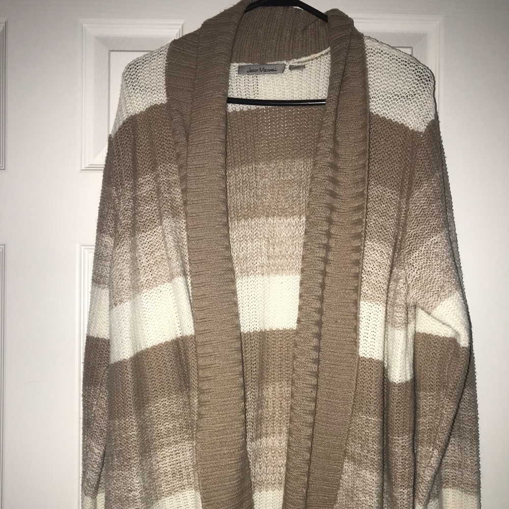 Long heavy cardigan